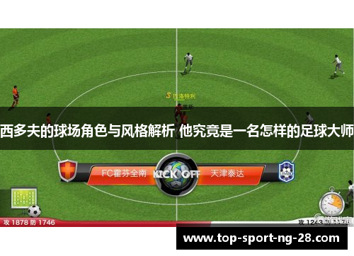 西多夫的球场角色与风格解析 他究竟是一名怎样的足球大师
